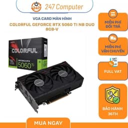VGA Card màn hình NVIDIA GeForce RTX 5060 Ti Colorful GAMING Duo | 8GB GDDR7, 4608 CUDA 1