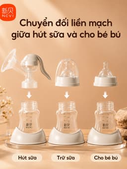 Hàng chính hãng thanh lý giá đặc biệt – Máy hút sữa massage bằng tay, dụng cụ vắt sữa cầm tay tiện lợi cho mẹ bầu 10