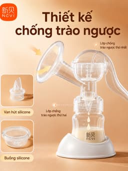 Hàng chính hãng thanh lý giá đặc biệt – Máy hút sữa massage bằng tay, dụng cụ vắt sữa cầm tay tiện lợi cho mẹ bầu 9