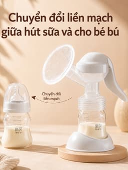 Hàng chính hãng thanh lý giá đặc biệt – Máy hút sữa massage bằng tay, dụng cụ vắt sữa cầm tay tiện lợi cho mẹ bầu 6