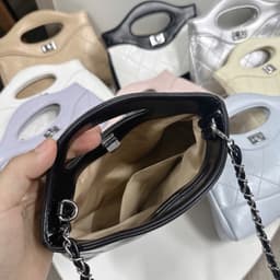 Túi Đeo Chéo Xách Tay Da Bóng Nhám Khoá Vuông Xoay Hot Trend 5