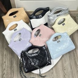Túi Đeo Chéo Xách Tay Da Bóng Nhám Khoá Vuông Xoay Hot Trend 8