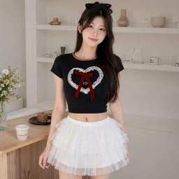 Chân váy lưới tầng xoè xinh đẹp tôn dáng váy mùa hè VH20  4