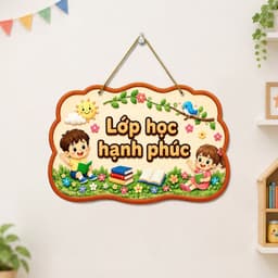Bảng Chào Năm Học Mới Trang Trí Trường Mầm Non Nhiều Nội Dung Dễ Thương 9