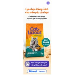[BAO 20KG]Hạt Cat Licious 20kg Cho Mèo Trưởng Thành | Vị Cá Biển, Dinh Dưỡng Cân Bằng Chính Hãng 9