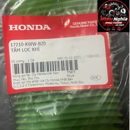Lọc Gió Xe Máy Honda 17210-KWW-B20 - Wave S 110, Wave RSX 110 (Xăng Cơ), Wave Alpha 110, Blade 110 4