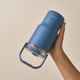 Ly giữ nhiệt phủ sứ LocknLock có quai LHC4430 LHC4431 600ml 880ml, hàng chính hãng, kèm ống hút, quai cầm  - JoyMall 7