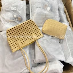 Túi Kẹp Nách Da Đan Dáng Giỏ Kèm Túi Nhỏ HotTrend 4