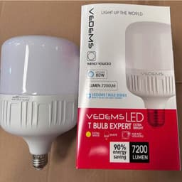 Bóng Đèn led trụ Buld VEDEMS 80W (Phi 135) và đủ hiệu 50W. LMS 6