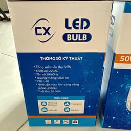 Bóng đèn trụ đủ hiệu 50W và B22 40W (sale) mẫu ngẫu nhiên. LMS 7