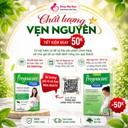 [Mẫu Mới+Date 2028] Vitamin tổng hợp Bầu Pregnacare Max 84 viên giúp mẹ bầu khỏe, không thiếu máu, đỡ nghén 2
