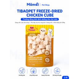 Gà Viên Tibao Pets Sấy Khô Cho Chó Mèo | Snack 100% Thịt Gà S2 Pets, Giàu Protein, Dễ Tiêu Hóa 4