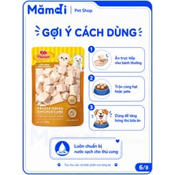 Gà Viên Tibao Pets Sấy Khô Cho Chó Mèo | Snack 100% Thịt Gà S2 Pets, Giàu Protein, Dễ Tiêu Hóa 8