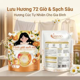 Nước giặt sạch sâu KISSFUN 2.2 Lít. LMS 9