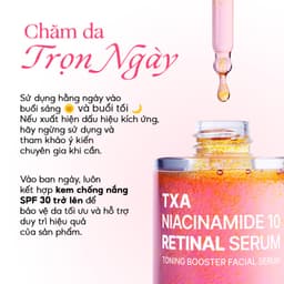 Tinh chất hỗ trợ dưỡng sáng và tái tạo da PURITO TXA Niacinamide 10 Retinal Serum 30ml 8