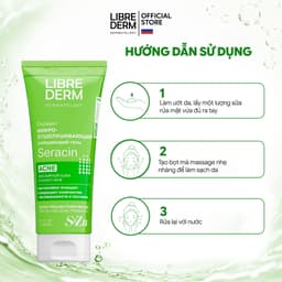 Gel Rửa Mặt Tẩy Tế Bào Chết Hỗ Trợ Giảm Mụn Mờ Thâm Mụn Librederm Seracin Micro-Peeling Purifying 200ml /400ml 2