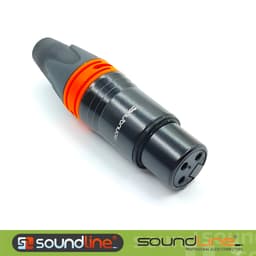 Jack rắc canon xlr cao cấp SOUNDLINE, chân đồng phủ 24k không han gỉ. ( Báo giá 1c ) 3