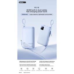 Pin dự phòng sạc nhanh 22.5W Remax FC-13 10.000mah và không dây 15W RPP-615 10.000mah. LMS 6