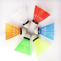 Bộ 12 Quả Cầu Lông Bằng Nhựa Nhiều Màu. LMS 2