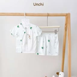 Bộ cộc unchi dành cho sơ sinh 3-7kg 2