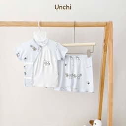 Bộ cộc unchi dành cho sơ sinh 3-7kg 3