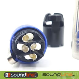 Giắc loa sân khấu, jack loa neutric speakon bọc sắt hãng Soundline ( Giá 1c ) 5