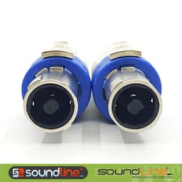 Giắc loa sân khấu, jack loa neutric speakon bọc sắt hãng Soundline ( Giá 1c ) 3