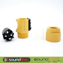 Giắc loa sân khấu, jack loa neutric speakon vàng hãng Soundline 3