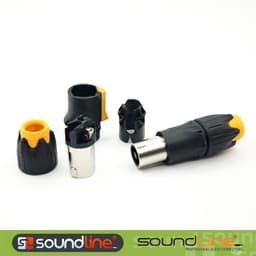 Giắc loa sân khấu, jack loa neutric speakon bọc đầu sắt Soundline ( Giá 1c ) 2