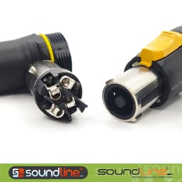 Giắc loa sân khấu, jack loa neutric speakon bọc sắt, kháng nước hãng Soundline ( Giá 1c ) 3