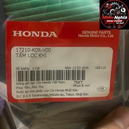 Tấm Lọc Gió Honda SH 125/150 2020-2023 Chính Hãng (17210-K0R-V00) 4