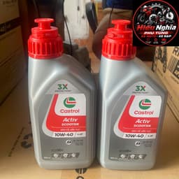 Dầu Nhớt Xe Tay Ga Castrol Activ Scooter 10W-40 (800ml) - Nhớt Máy Xe Ga Chính Hãng Bảo Vệ Tối Đa 3