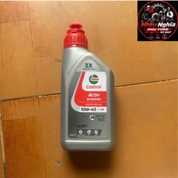 Dầu Nhớt Xe Tay Ga Castrol Activ Scooter 10W-40 (800ml) - Nhớt Máy Xe Ga Chính Hãng Bảo Vệ Tối Đa 5