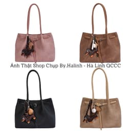 Túi Đeo Vai Bigsize Quai Dài Charm Cún Bóng Chày New 1