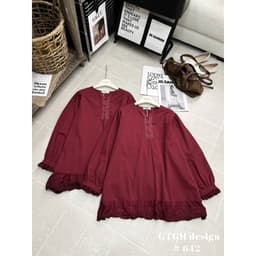 <Đầm Bầu Quynhanhhouse> (QC) Siuu phẩm váy đỏ phối ren so hottt mai về sll #642 s m 9