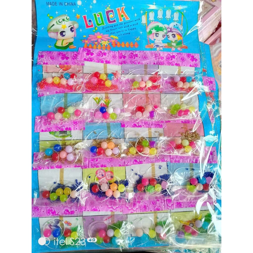20 túi xâu vòng hạt to nhỏ cho bé gái