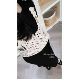 <Đầm Bầu Quynhanhhouse> (QC)Váy mtg len kèm yếm liền freesize 7