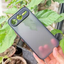 Ốp lưng Honor 600 , Honor 600 Pro nhám viền màu,chống bám vân tay ( màu Đen) 2