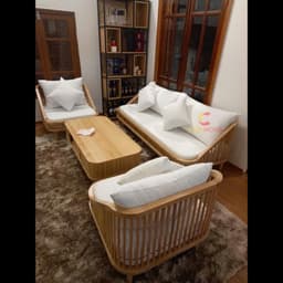 Ghế Sofa Gỗ Văng Quây CORIHOME Độc Đáo, Kiểu Dáng Lấy Ý Tưởng Từ Chiếc Đàn Piano 5