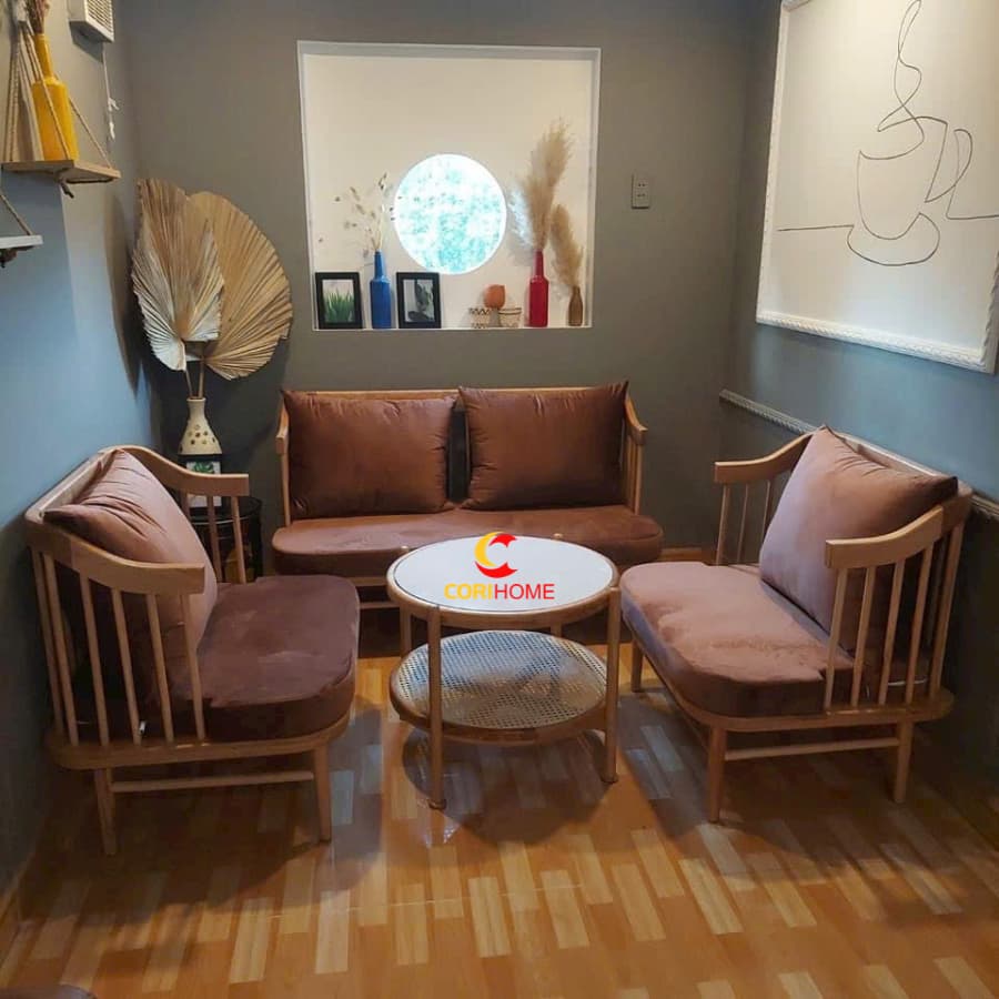 Sofa Fly SC 2 Phong Cách Scandinavia CORIHOME Kiểu Dáng Đơn Giản Làm Theo Yêu Cầu