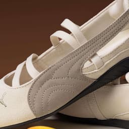 Giày Búp Bê Nữ Speedcat Ballet White AIpine Màu Trắng Kem Xám Clever Man Store 3