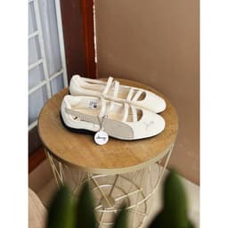 Giày Búp Bê Nữ Speedcat Ballet White AIpine Màu Trắng Kem Xám Clever Man Store 5