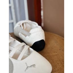 Giày Búp Bê Nữ Speedcat Ballet White AIpine Màu Trắng Kem Xám Clever Man Store 6