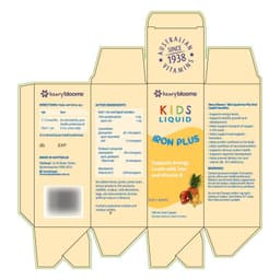 TPBVSK Henry Blooms Kids Liquid Iron Plus giúp bổ sung Sắt và Vitamin B6, B9, B12 100ml HB0028 tháng 11.26 7