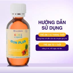 TPBVSK Henry Blooms Kids Liquid Iron Plus giúp bổ sung Sắt và Vitamin B6, B9, B12 100ml HB0028 tháng 11.26 2
