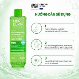 Nước Tẩy Trang Làm Sạch Sâu Librederm Seracin Micellar Water 250ml/400ml 4
