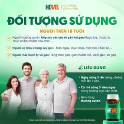 Viên Uống Thải Độc Gan Hewel Chính Hãng Hỗ Trợ Bổ Gan Và Tăng Cường Chức Năng Gan Hộp 30 Viên 3