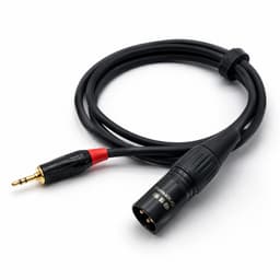 Dây 3.5mm ra canon Đực lõi đồng chống nhiễu 4