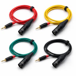 Dây 3.5mm ra canon Đực lõi đồng chống nhiễu 3