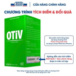 Viên Uống Bổ Não OTIV Ecogreen Giảm Đau Đầu, Mất Ngủ, Tăng Trí Nhớ & Hoạt Huyết Não 7